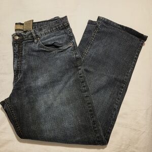 Urban Star men's size 38 x 31 blue stretch jeans, 5 pocket, VGUC